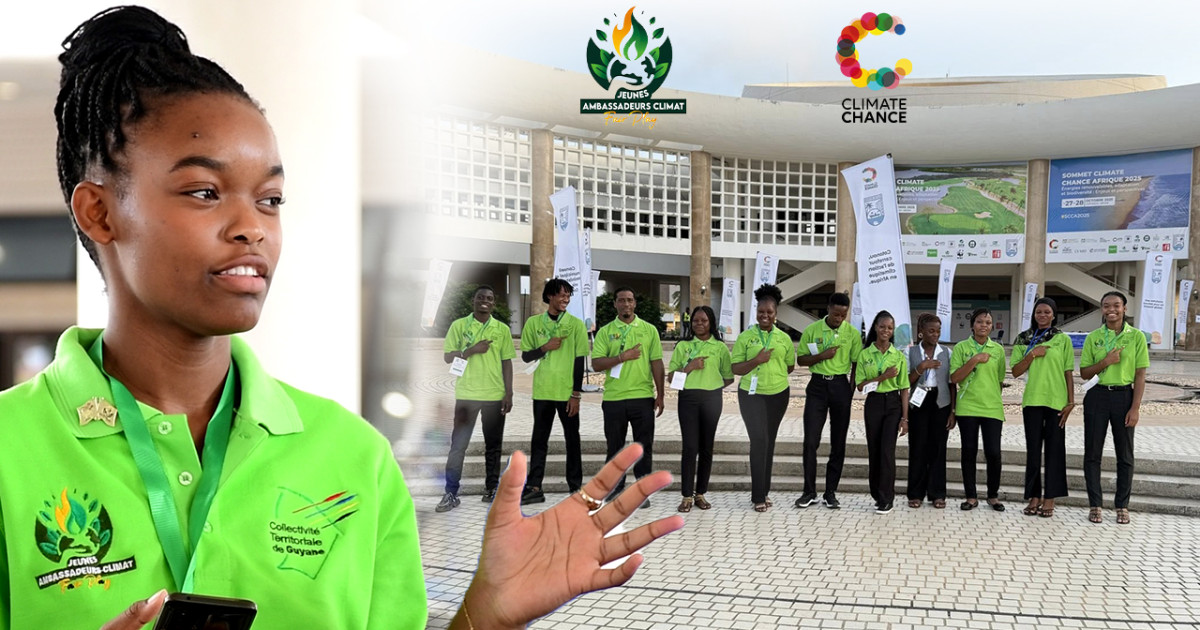 Une terre, une chance : la jeunesse de Guyane porte sa voix pour le climat à Cotonou